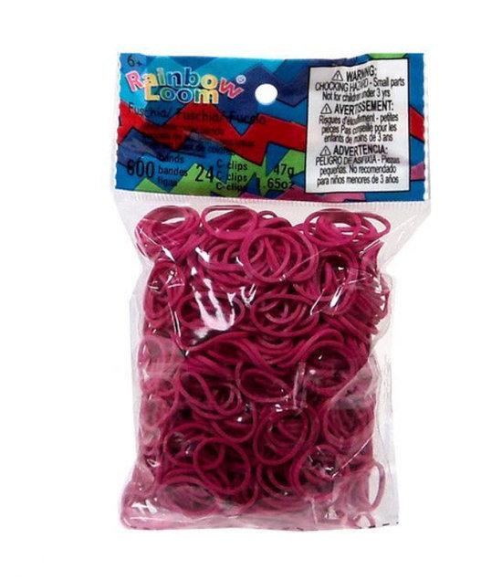   Elastiekjes - Fuschia Bandjes - 600 stuks