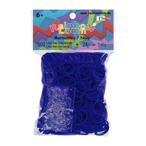   Elastiekjes - Marine Blauwe Jelly Bandjes - 600 stuks