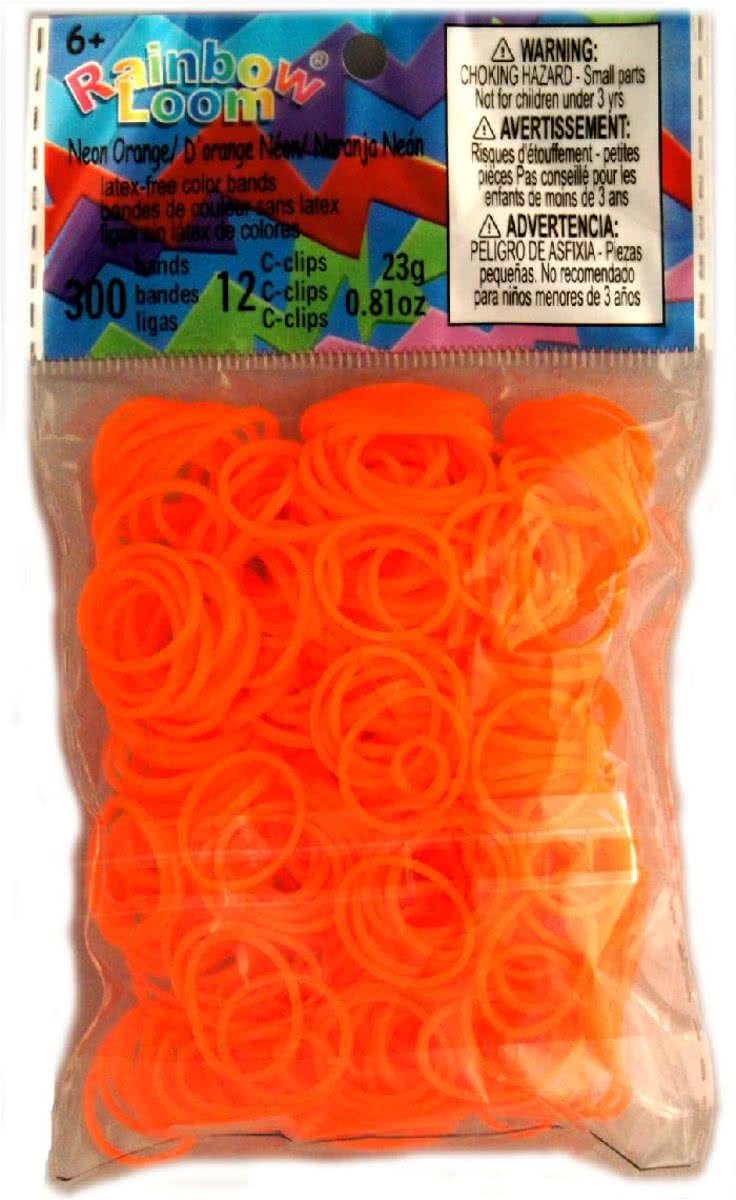   Elastiekjes - Neon Orange - 300 stuks