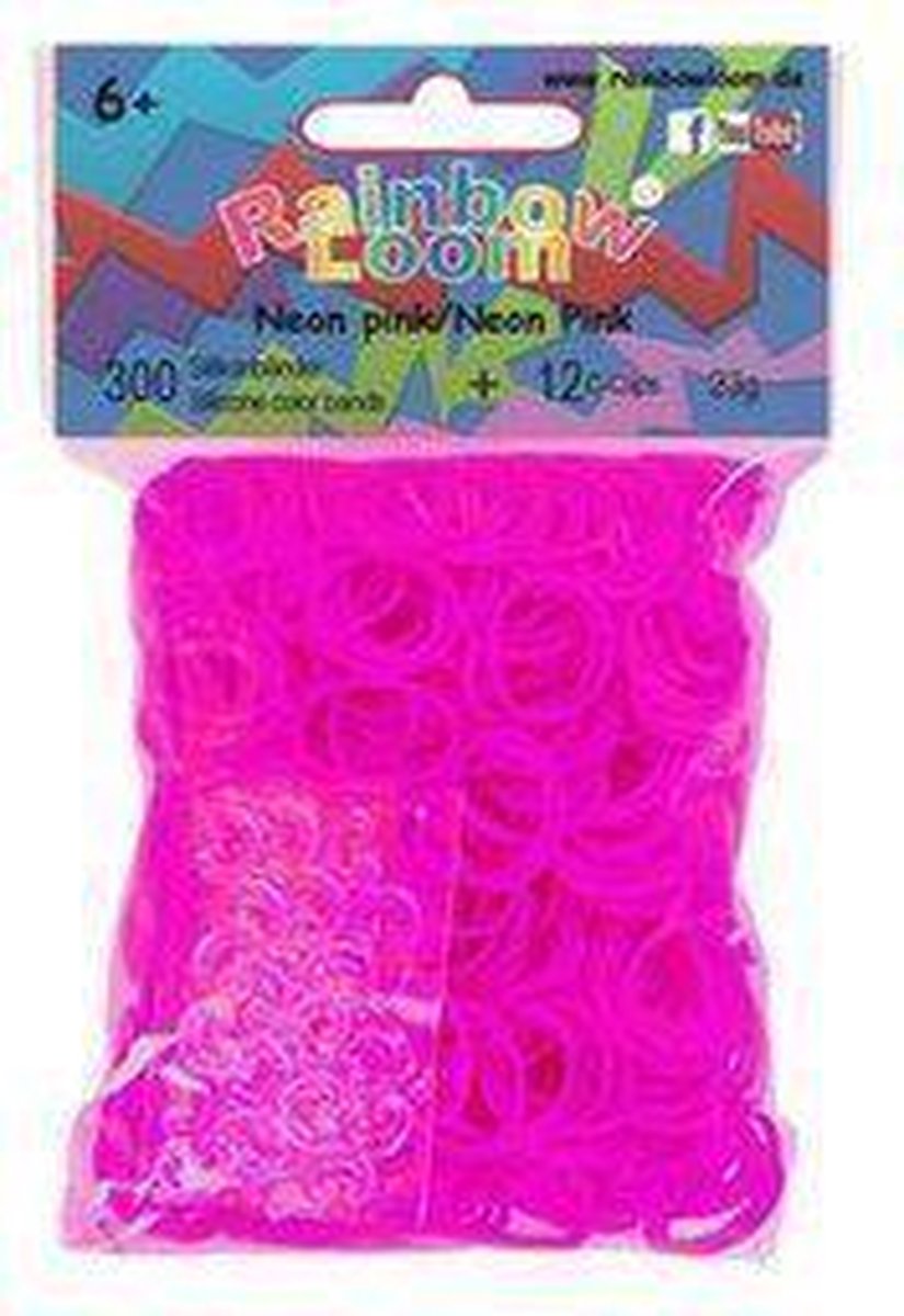   Elastiekjes - Neon Roze Bandjes - 300 stuks