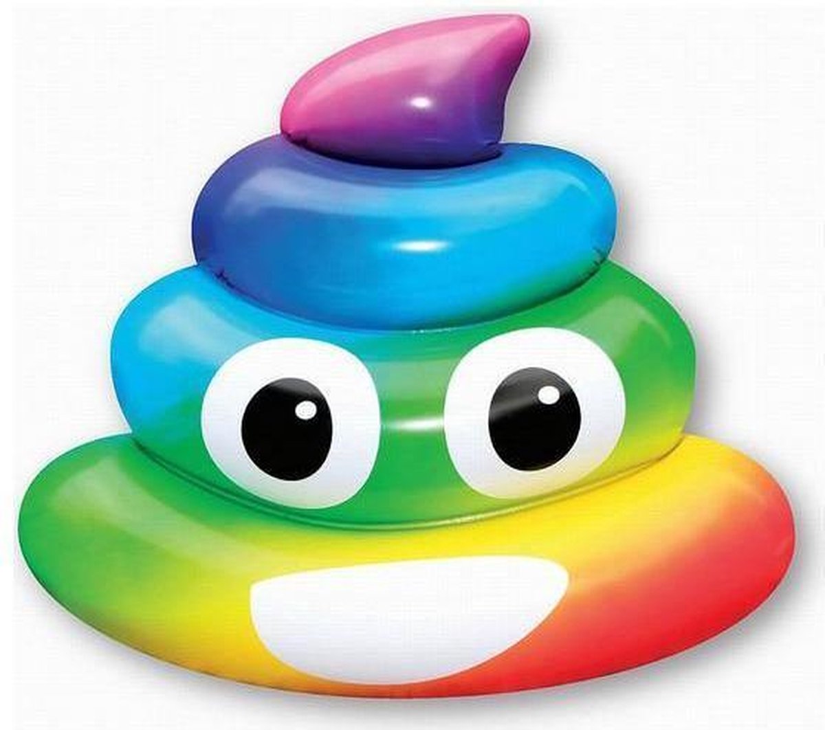 Air mattress Rainbow Poo (107 x 121 x 26  cm)