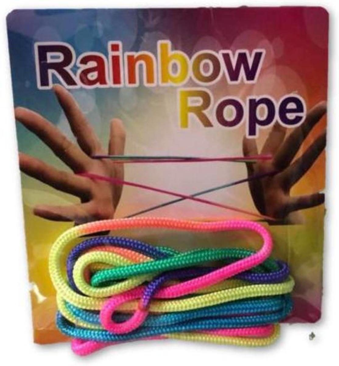 100x Rainbow regenboog touwtjes/ropes - zelfde materiaal als Ztringz