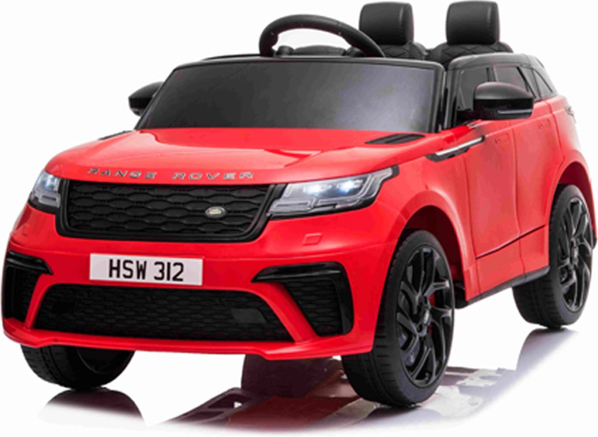 Range Rover Velar 12V Elektrische kinderauto accu voertuig auto voor kinderen met afstandbediening Rood