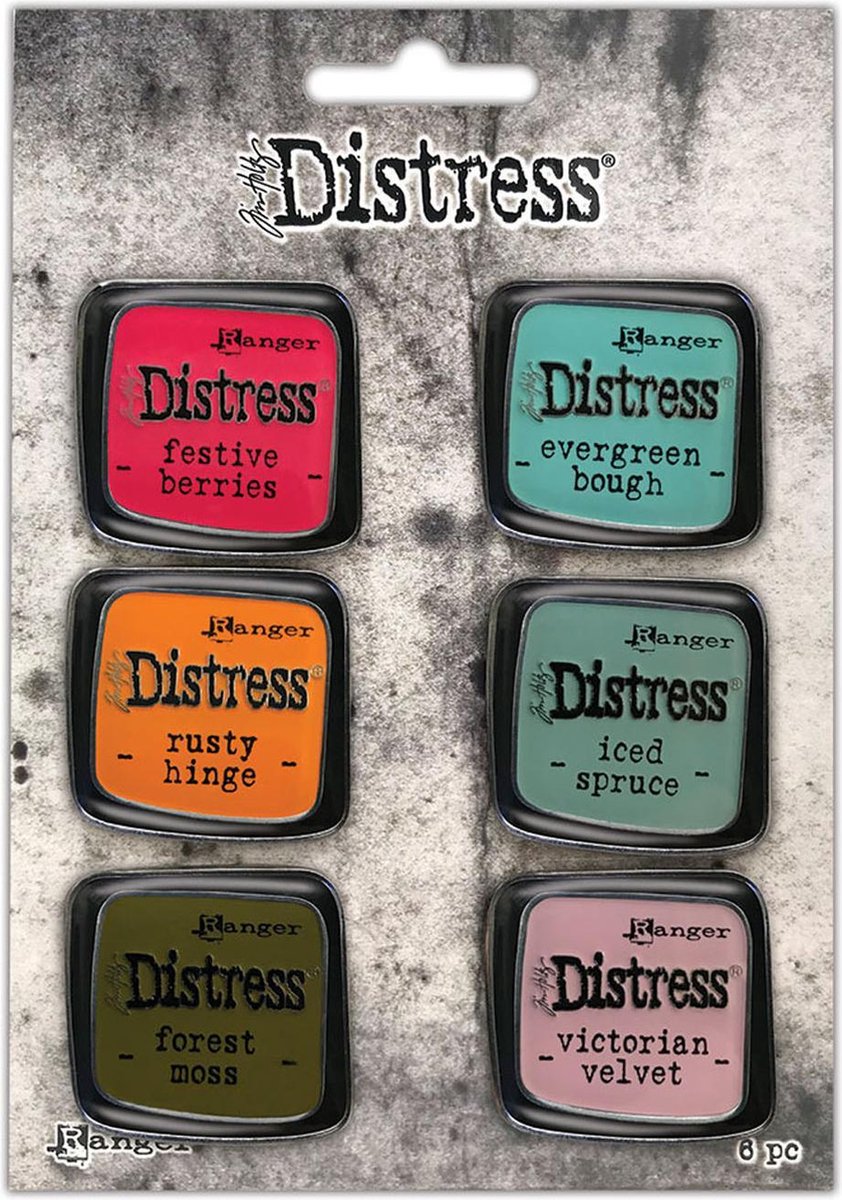 Ranger - Distress Ink Pad Pin Set 9