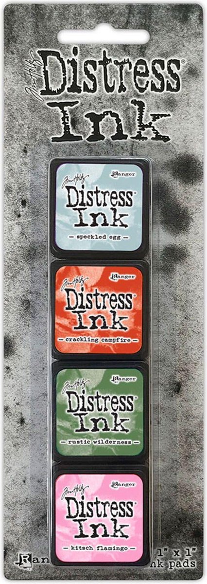 Ranger - Tim Holtz - Distress Mini Ink pad - kit 16 - 4 st