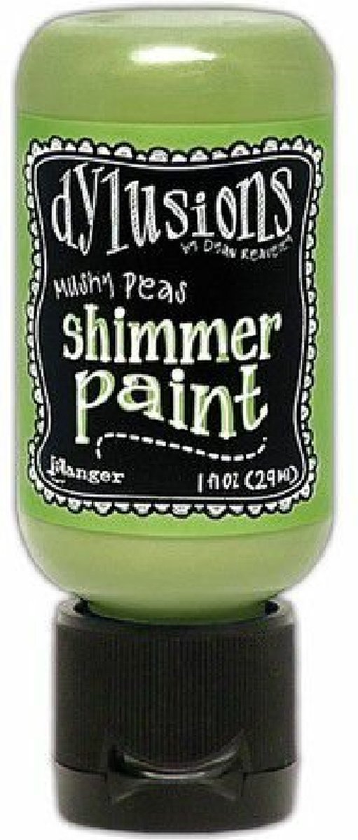 Dylusions Shimmer paint - Mushy peas 29 ml