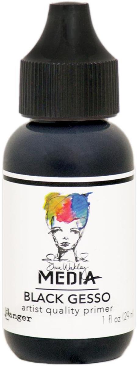 Hobbyverf - Ranger Dina Wakley - Media Gesso - Black - 29ml