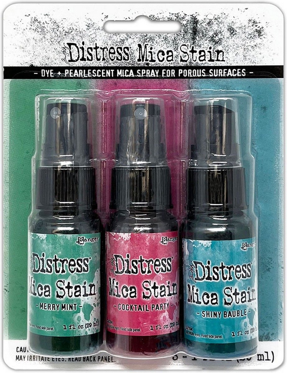 Ranger Distress Mica Stains Holiday Set 4