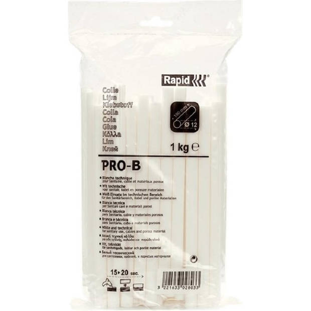 Rapid - Lijm Pro-B 12X190Mm Sanitair Wit - 40302803