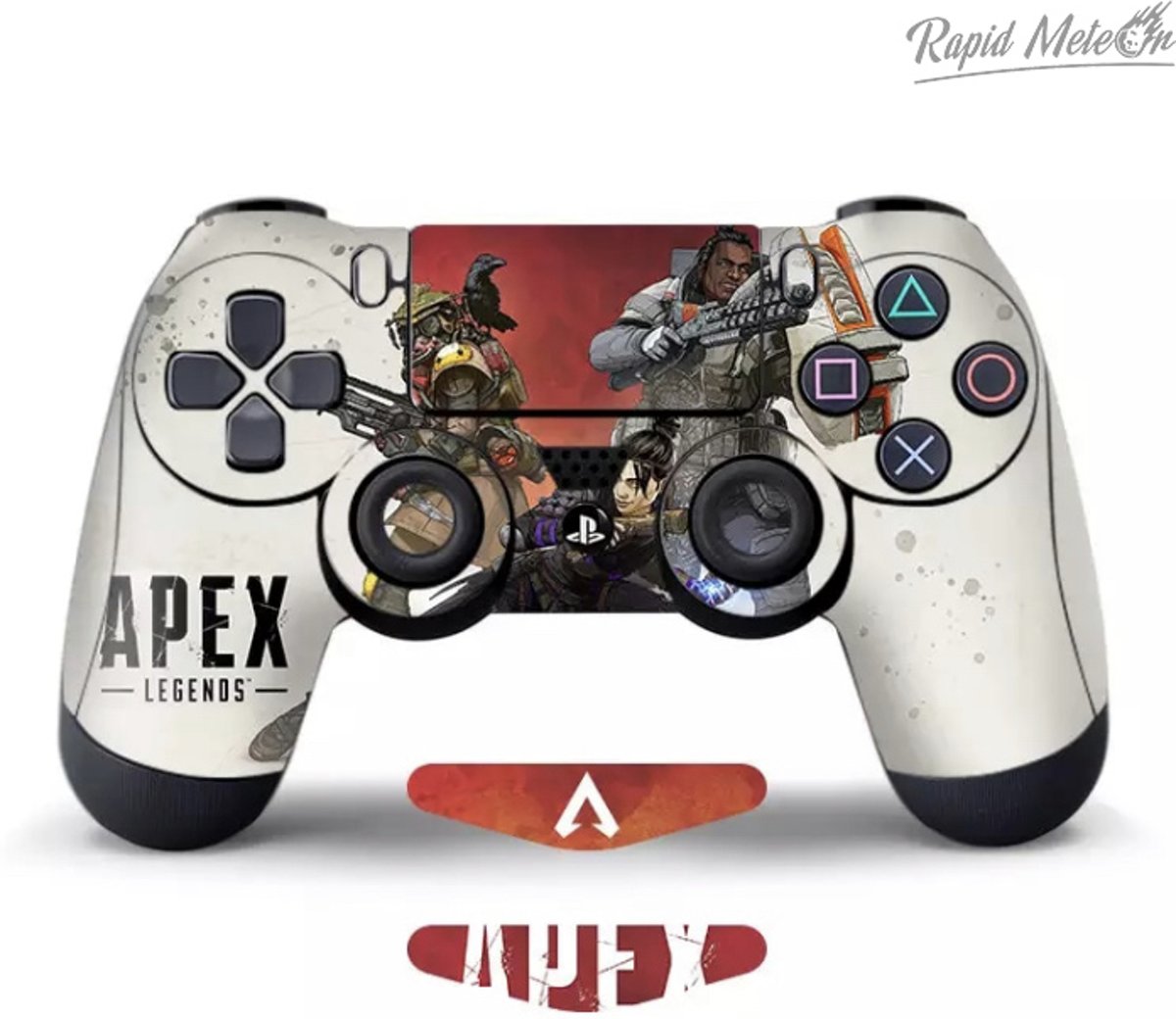 Apex legends playstation 4 stickers voor controllers 2 stuks + gratis light stickers HOT!