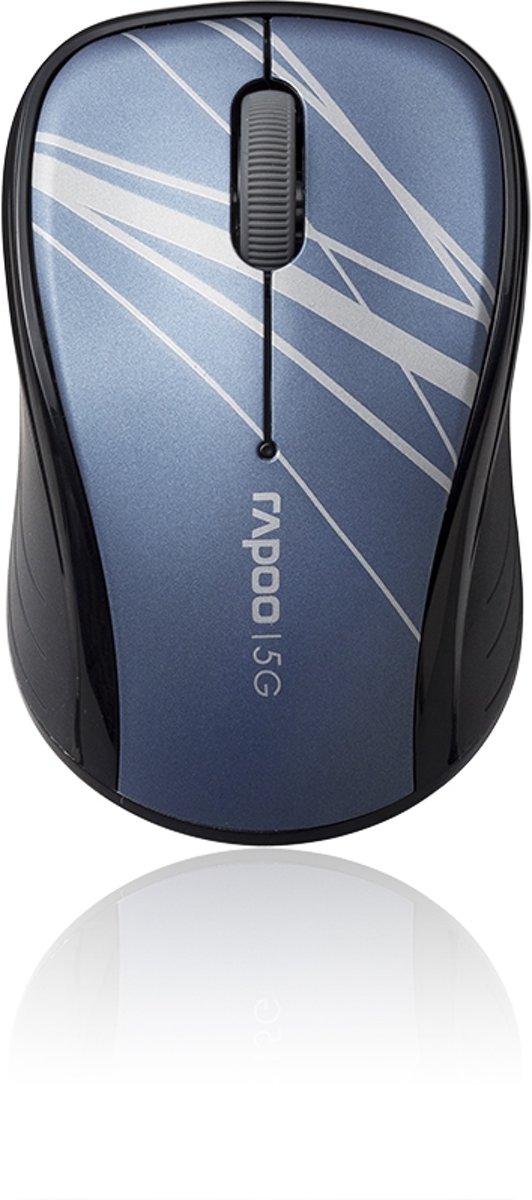 Rapoo 3100p - Draadloze Muis / Blauw