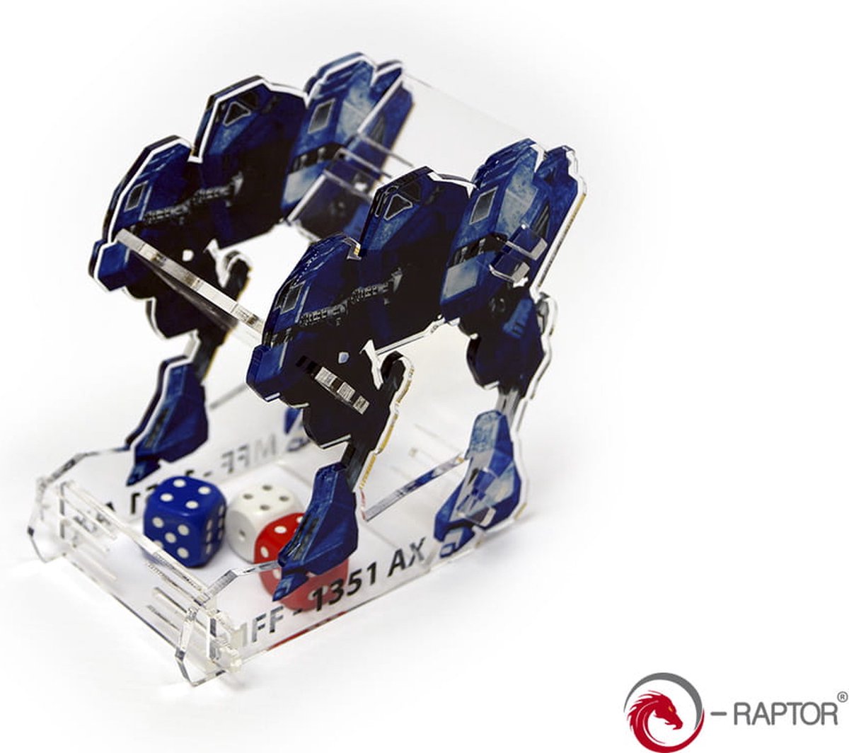 e-Raptor Dice Tower MFF Mech Blue