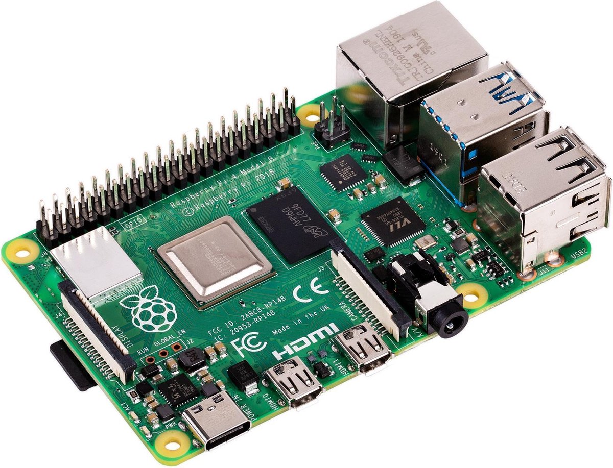 Raspberry Pi 4B - 8 Gb - 2.4 GHz - USB 3.0 - HDMI - BT - Wifi