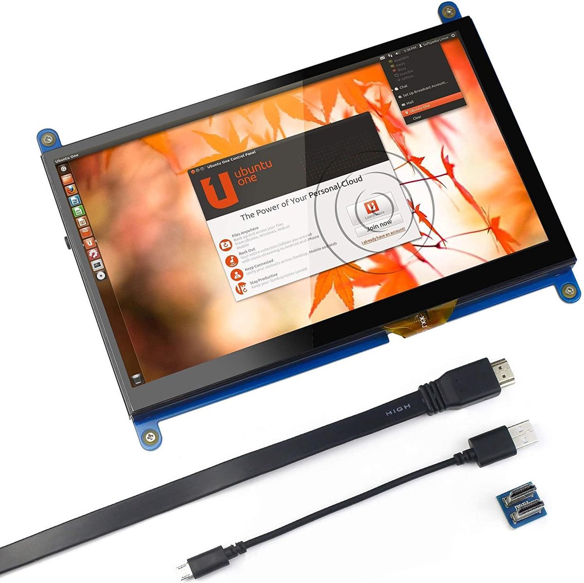 Touchscreen voor Raspberry Pi 7inch HDMI-monitor - 1024x600