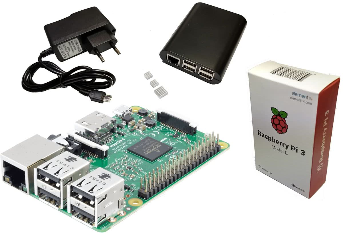 Raspberry Pi 3 Model B starter kit (light)