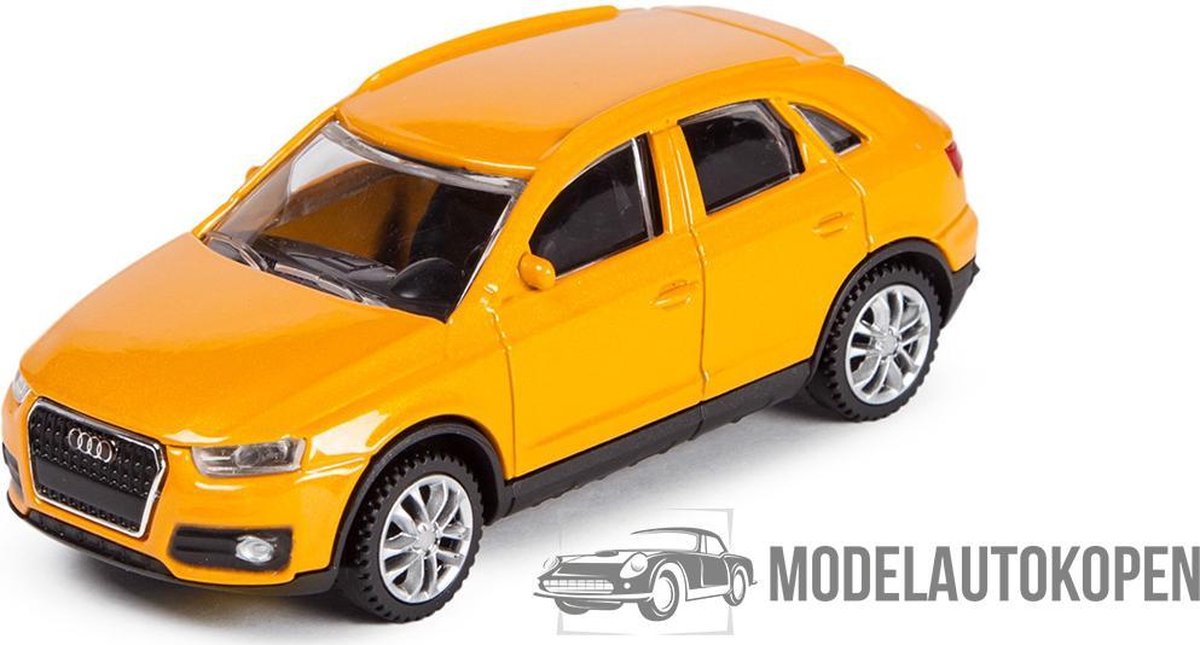 Audi Q3 (Oranje) 1/43 Rastar - Modelauto - Schaalmodel - Model auto - Miniatuurautos - Miniatuur auto