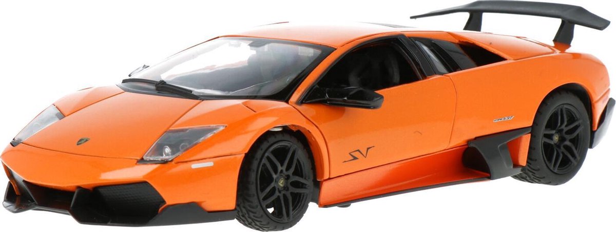 Lamborghini Murcielago LP670-4 SV (Oranje) 1/24 Rastar - Modelauto - Schaalmodel - Model auto - Miniatuurautos - Miniatuur auto