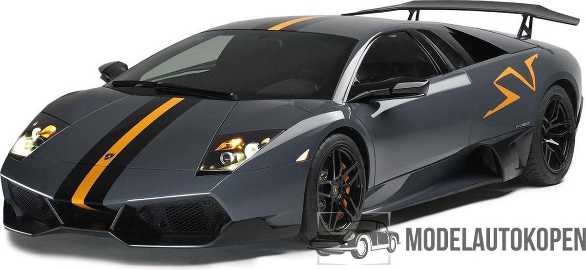 Lamborghini Murciélago China Limited Edition (Donkergrijs) 1/24 Rastar - Modelauto - Schaalmodel - Model auto - Miniatuurautos - Miniatuur auto