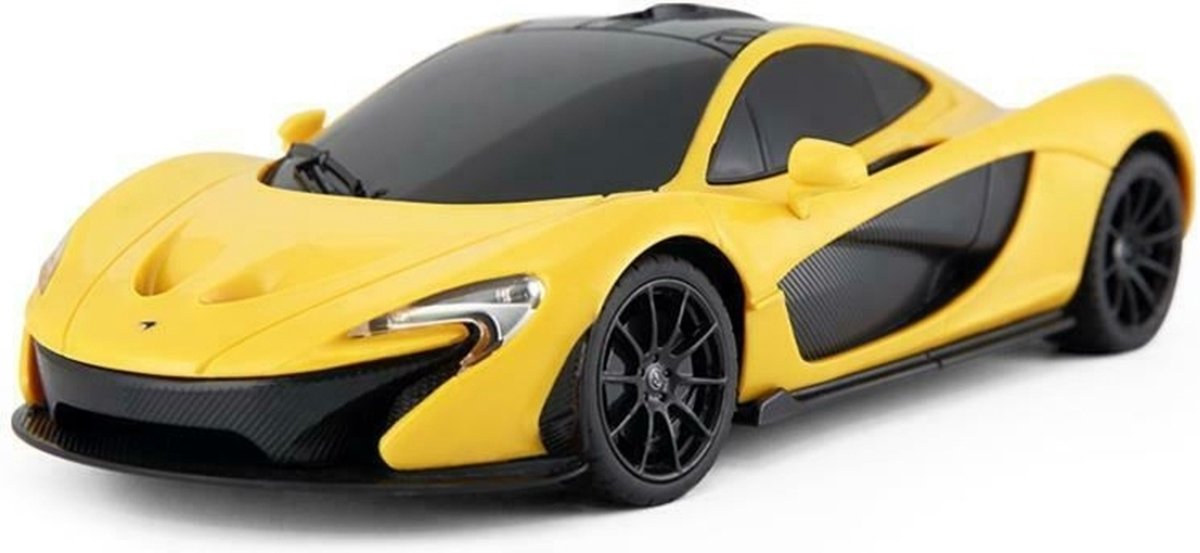 McLaren P1 (Geel) (20 cm) (Radiografisch Bestuurbaar / Remote Control) 1/24 Rastar - Modelauto - Schaalmodel - Miniatuurauto