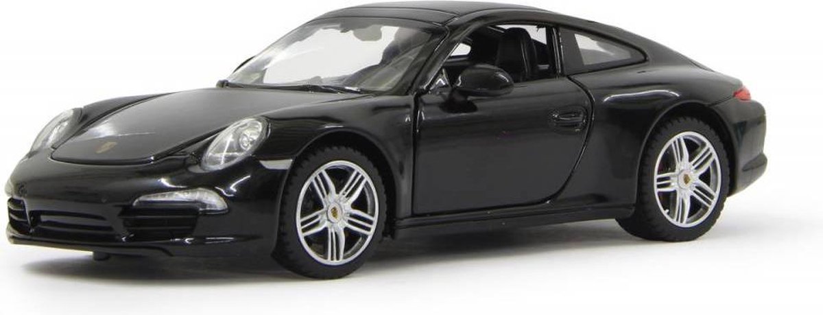 Porsche 911 Carrera S (Zwart) 1/24 Rastar - Modelauto - Schaalmodel - Model auto - Miniatuurautos - Miniatuur auto