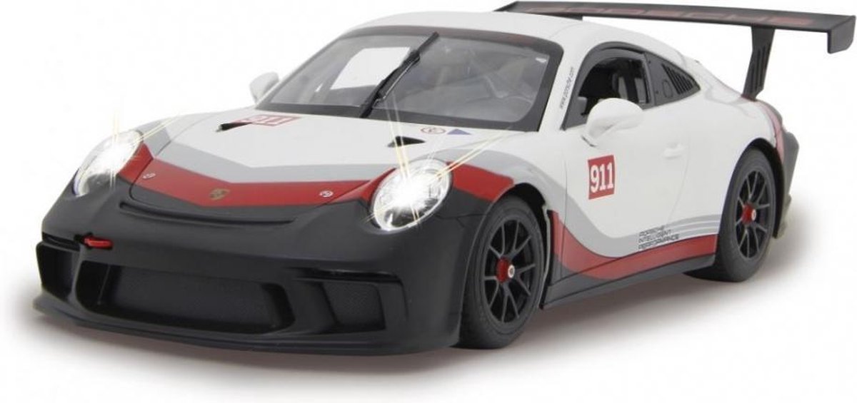 Porsche 911 GT3 Cup jongens 27 MHz 1:14 wit