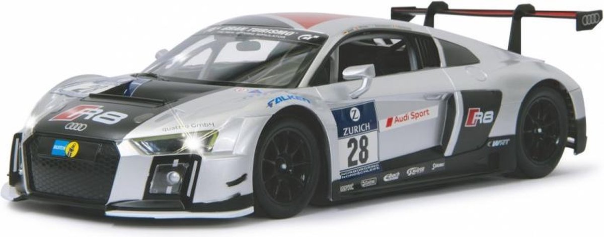 RC Audi R8 LMS Performance jongens 27 MHz 1:14 zilver