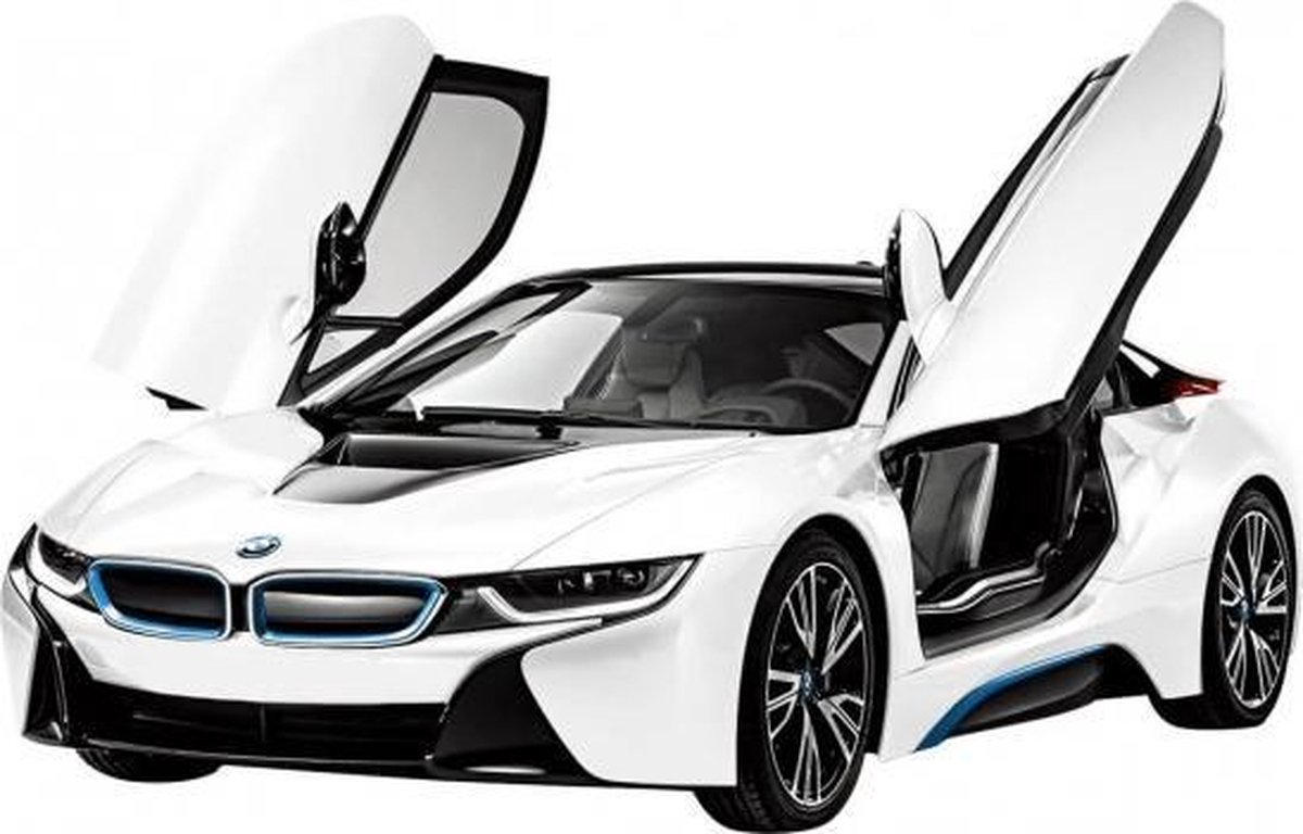 RC BMW i8 schaal 1:14 wit 30 cm