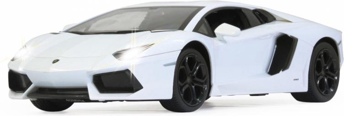 RC Lamborghini Aventador jongens 27 MHz 1:14 wit