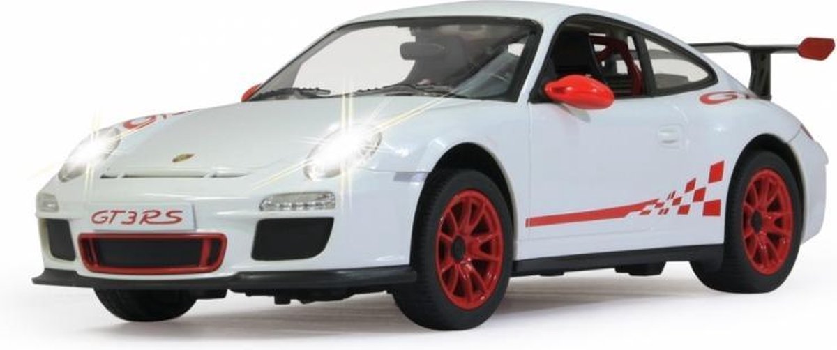 RC Porsche GT3 jongens 27 MHz 1:14 wit