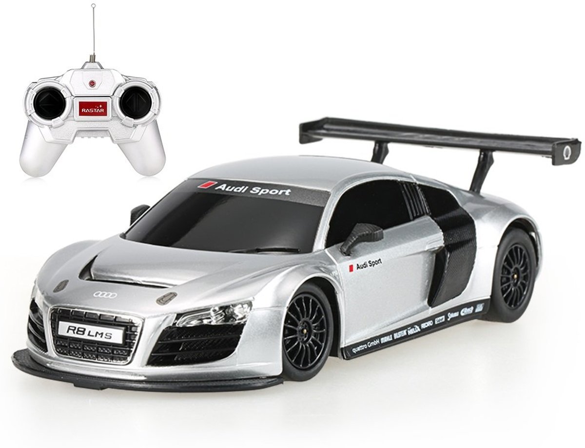   Bestuurbare Auto Audi R8 LMS - Schaal 1/24 - Grijs