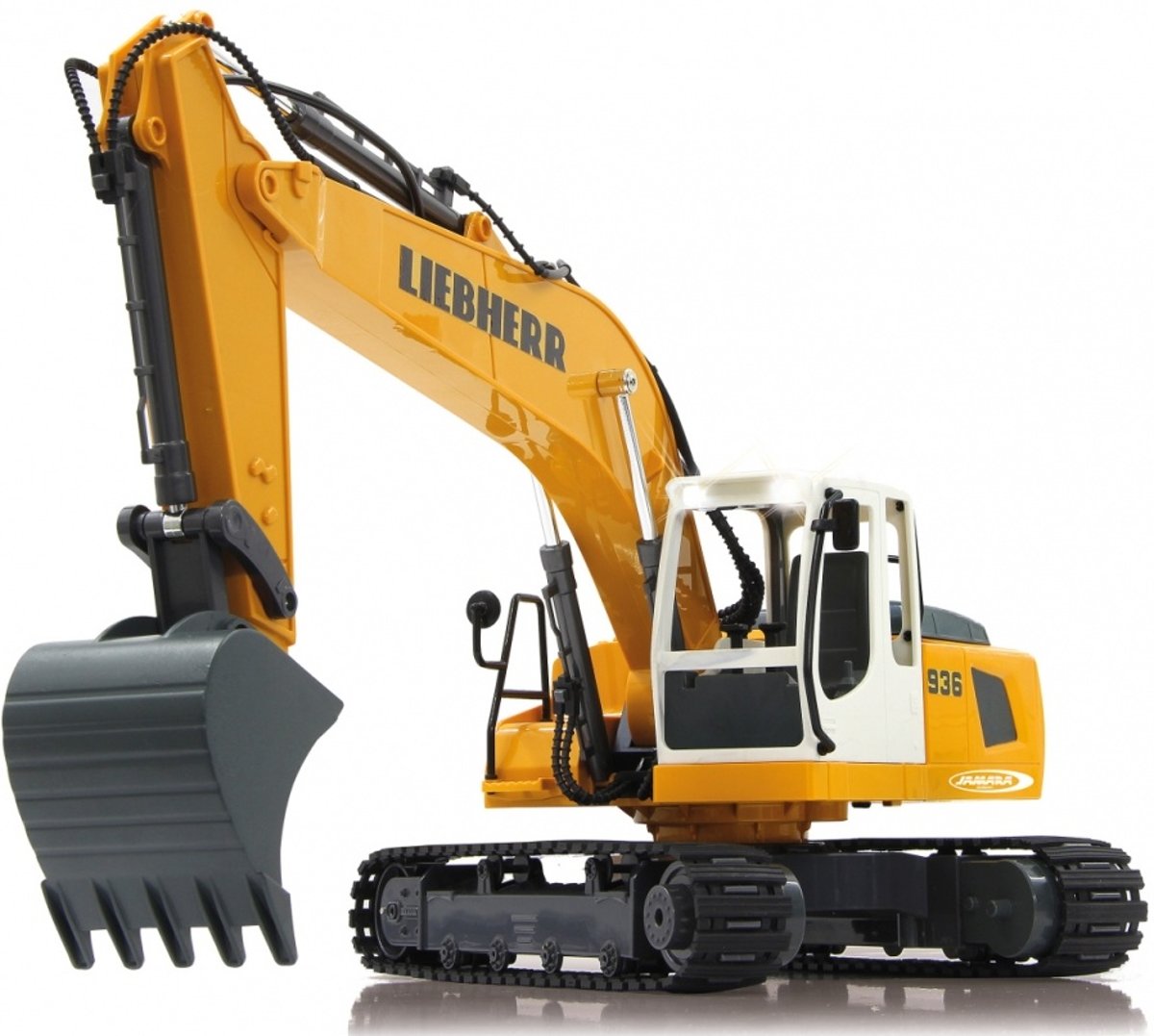   Graafmachine Rc Liebherr Digger 2,4 Ghz Geel 1:20