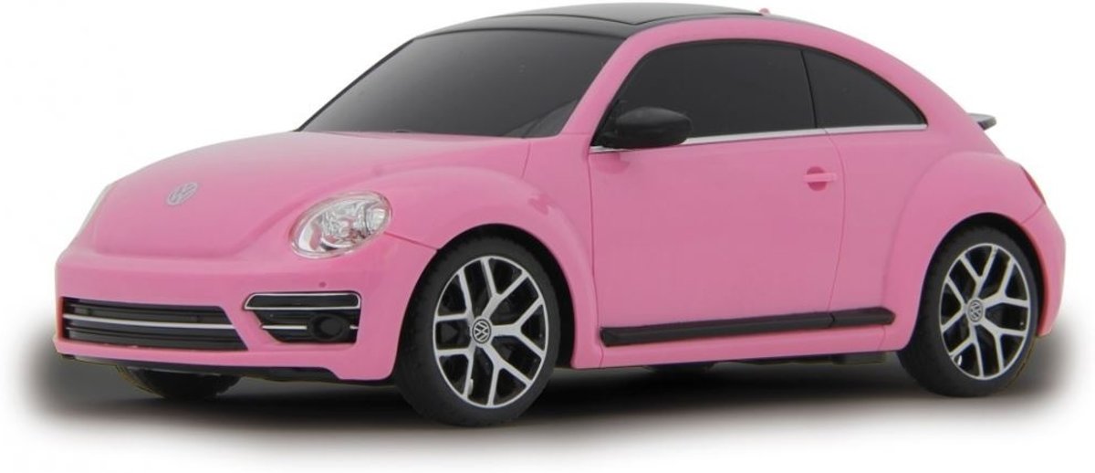   Rc Volkswagen Beetle 27 Mhz 1:24 Roze