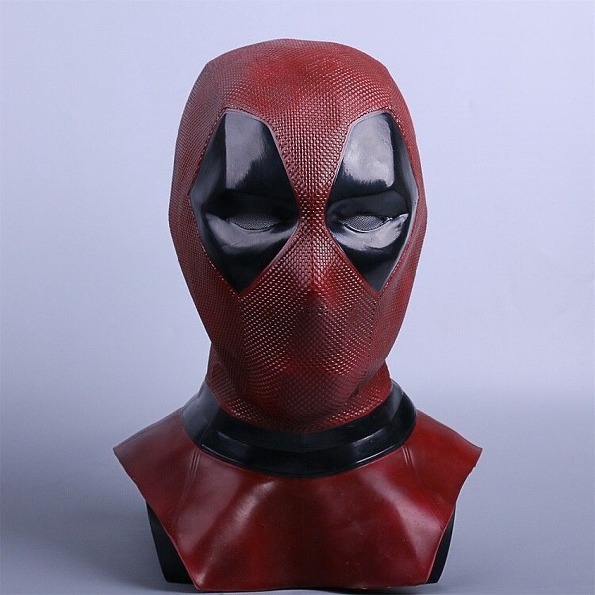 Carnavalsmaskers - Deadpool Masker - Verkleedkleding - Superheld - Carnaval, Halloween - Latex - Rood, Zwart