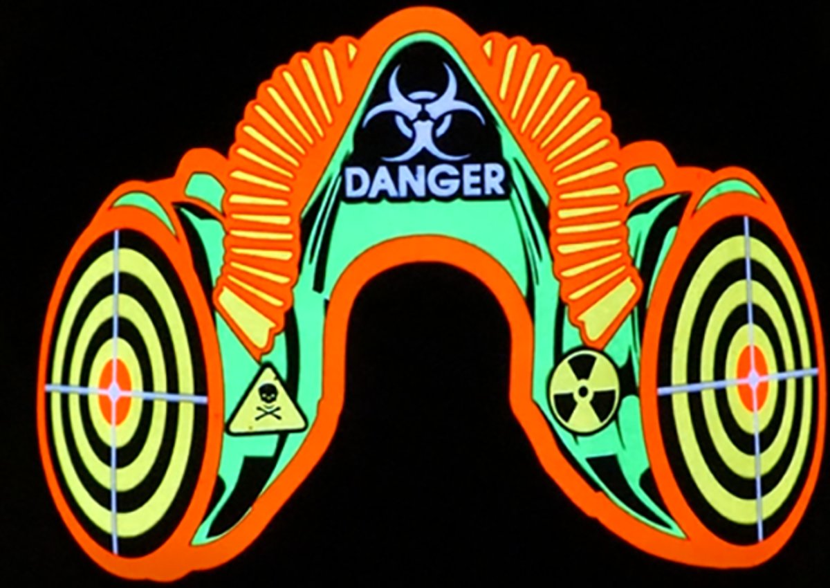 Feest/Festival LED MondmaskerDanger Danger!!