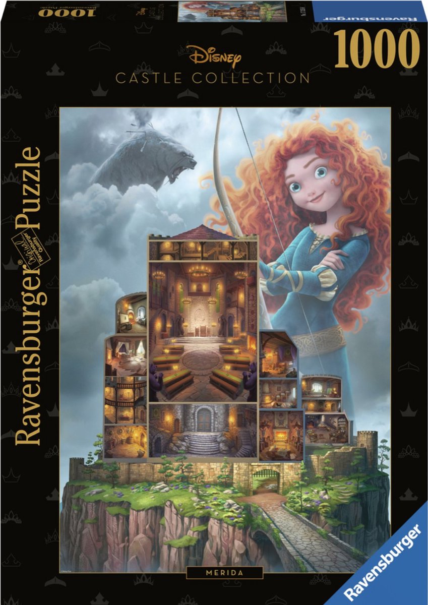 Ravensburger - puzzel Merida - Disney Kasteel 4 - 1000 stukjes