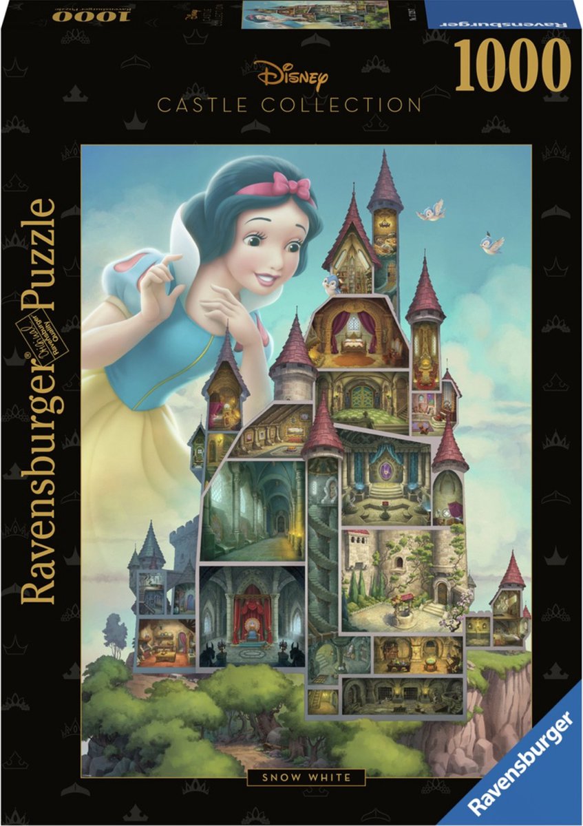 Ravensburger - puzzel Sneeuwwitje - Disney Kasteel 1 - 1000 stukjes