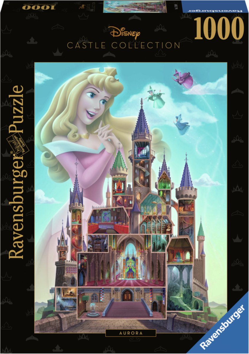 Ravensburger puzzel Aurora - Disney Kasteel 9 - 1000 stukjes