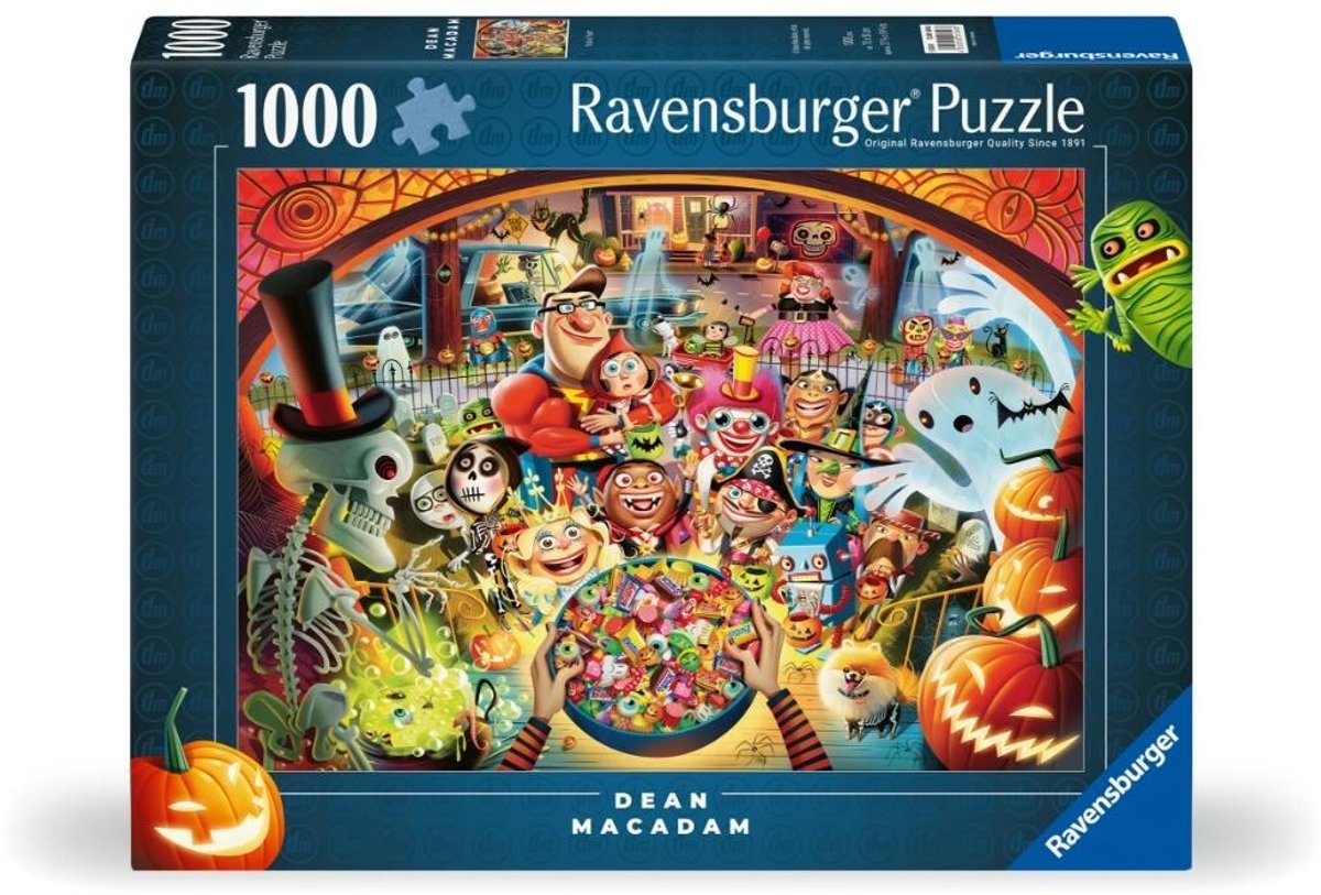 2D puzzel: Trick or Treat, 1000 stukjes - Puzzle 2D: Cukierek albo psikus 1000el