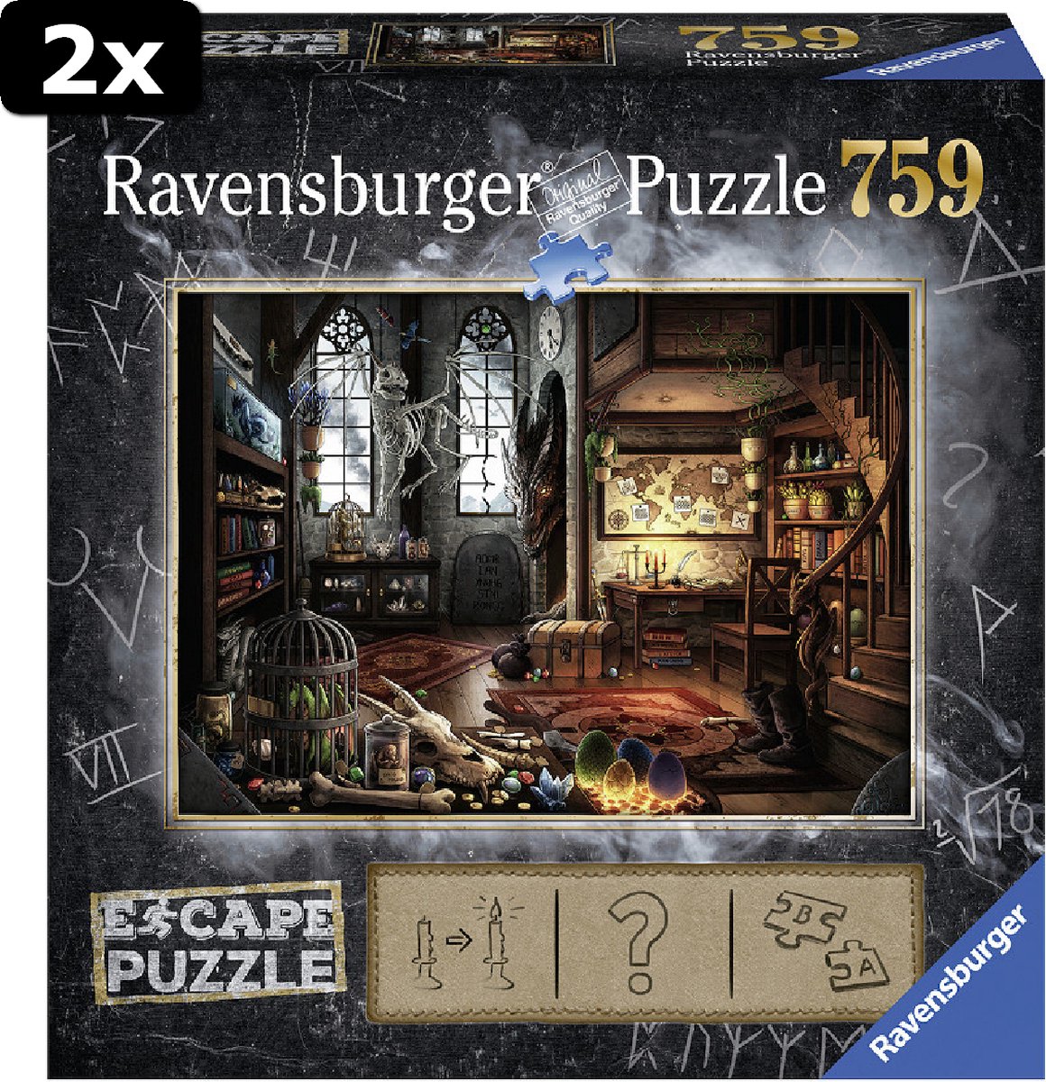 2x Escape Puzzel - Draken Laboratorium