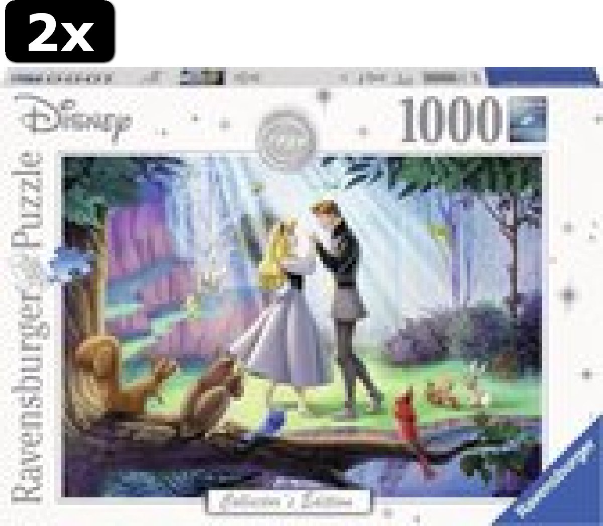 2x Ravensburger Disney Doornroosje - Legpuzzel - 1000 stukjes