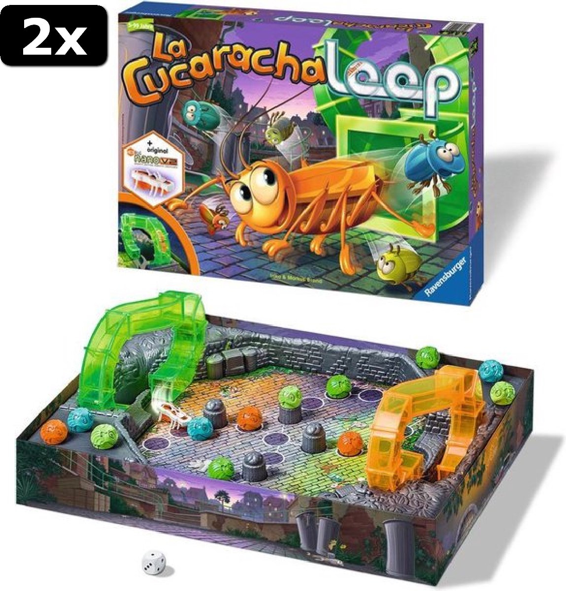 2x Ravensburger La Cucaracha Loop - kinderspel