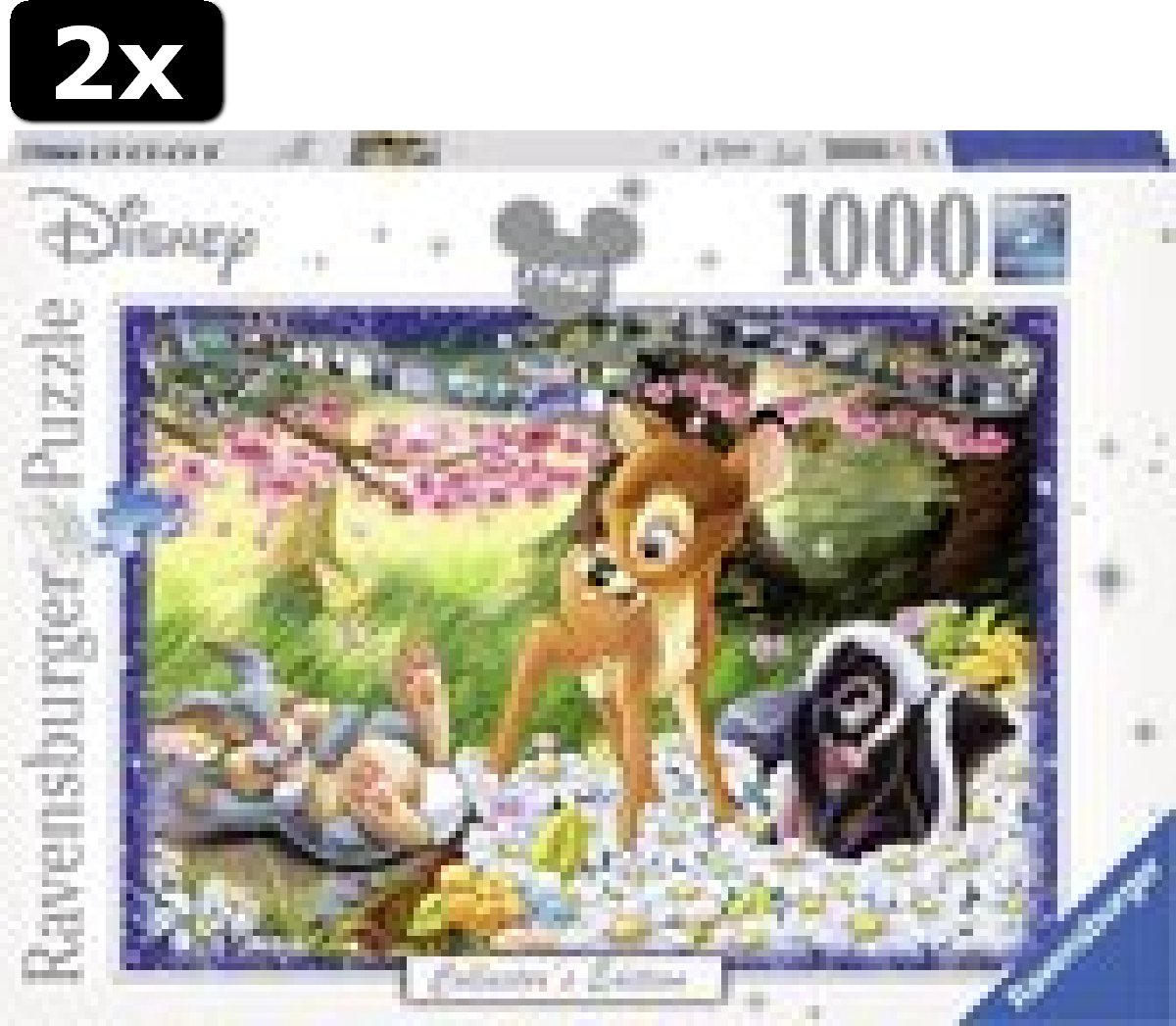 2x Ravensburger puzzel Disney Bambi - Legpuzzel - 1000 stukjes