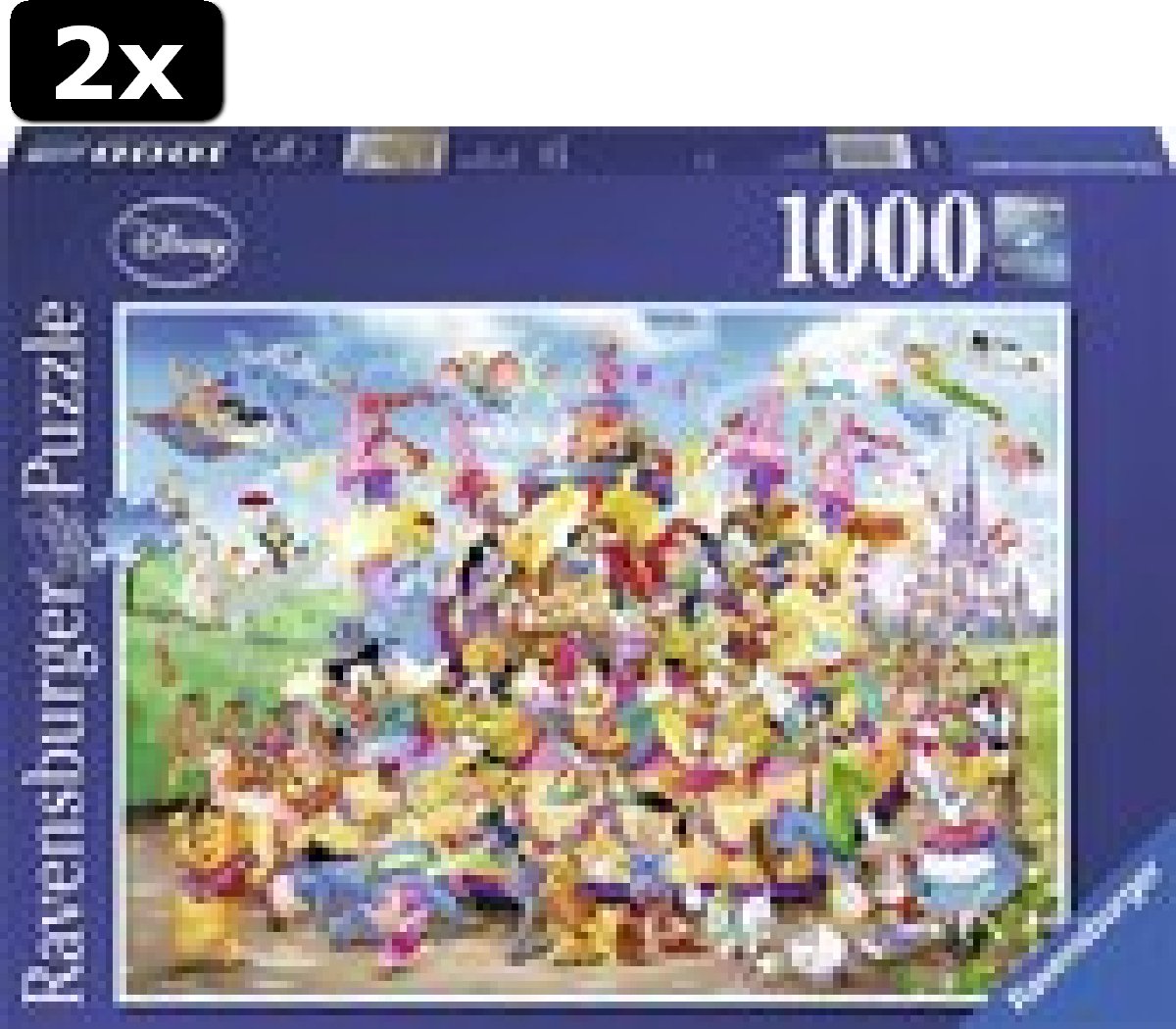 2x Ravensburger puzzel Disney Carnival - Legpuzzel - 1000 stukjes