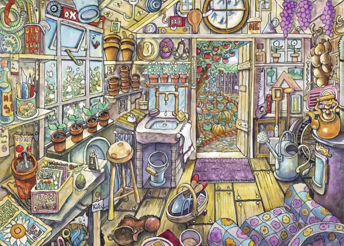 Cozy Potting Shed 300 grote stukken puzzel