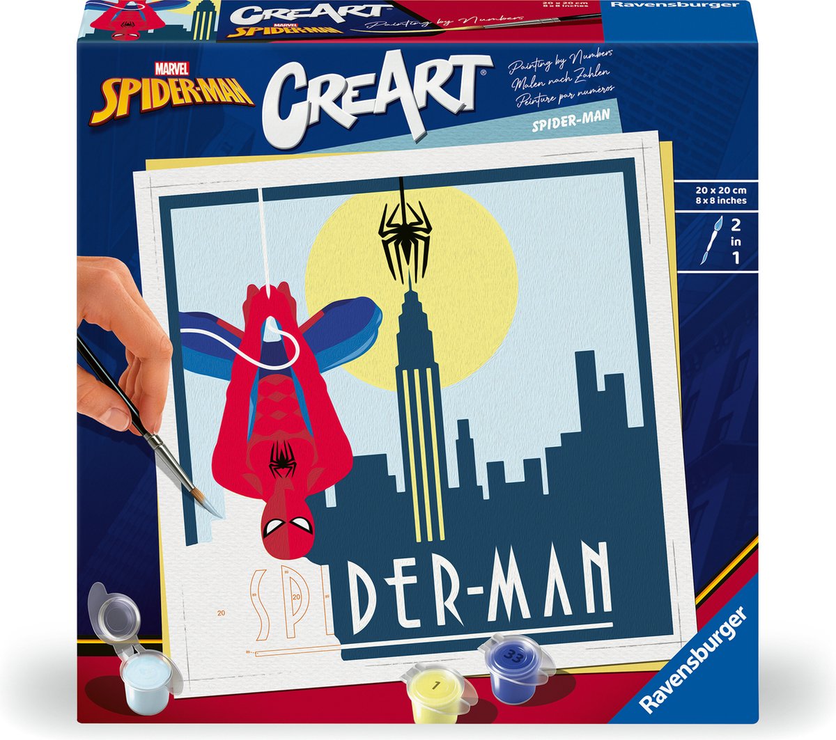 CreArt Marvel Spiderman - Schilderen op Nummer