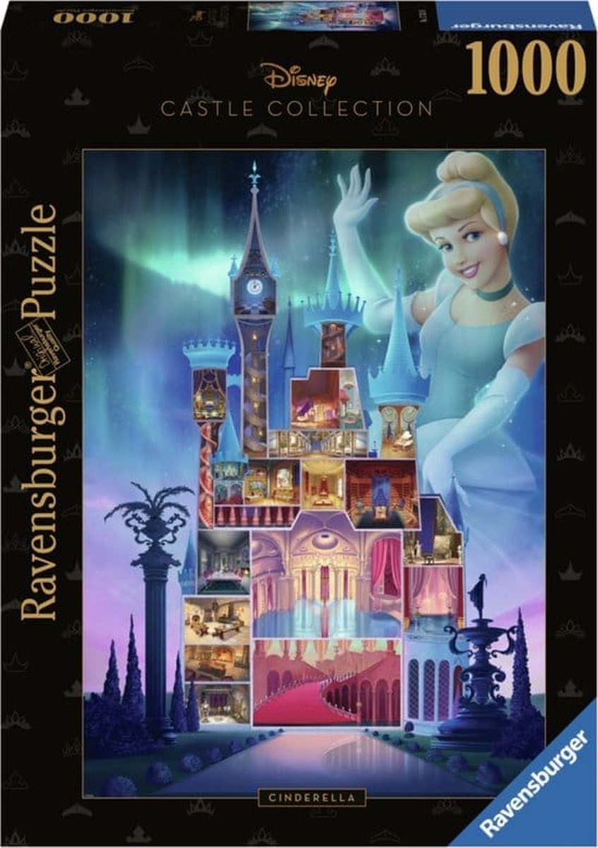 Disney Kastelen Assepoester Puzzel (1000 stukken)
