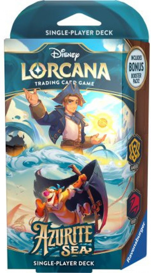 Disney Lorcana - Azurite Sea Starter Deck - Jim Hawkings & Tigger