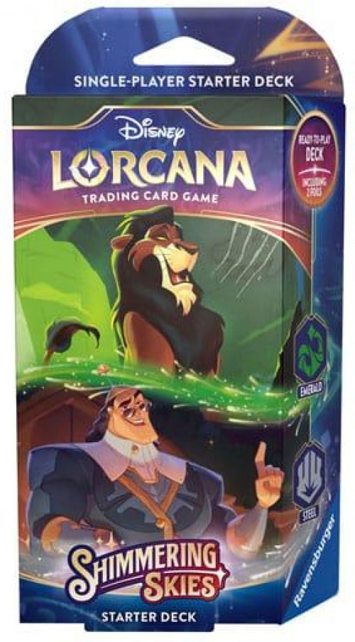 Disney Lorcana - Shimmering Skies Starter Deck - Scar & Kronk