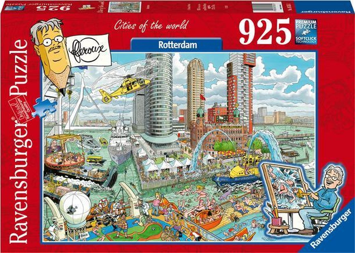 Fleroux puzzel Rotterdam 925 stukjes