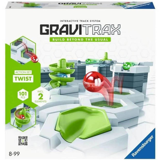 Gravitrax Startset Twist 101-delig, Knikkercircuit, Creatief bouwspel, 8 jaar, 22576,  